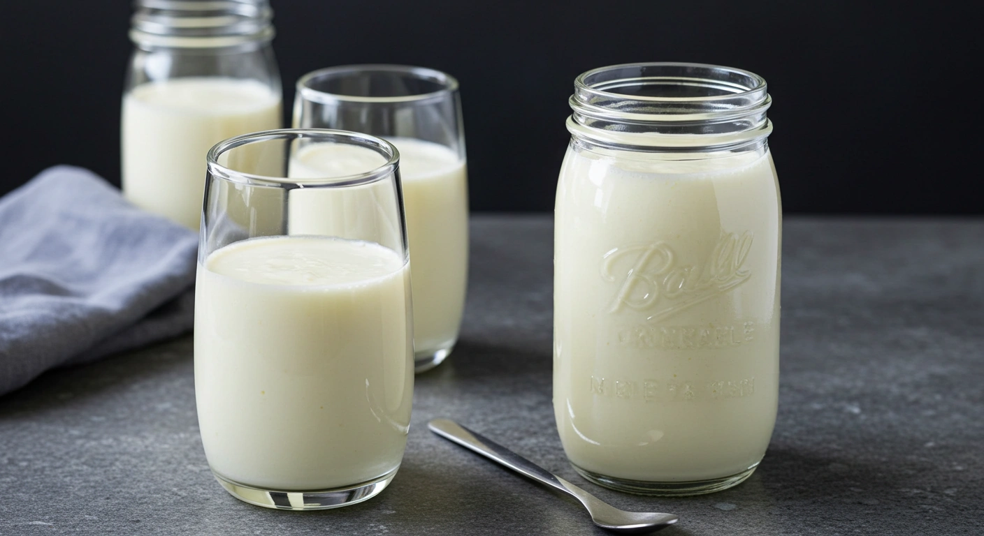Homemade Drinkable Yogurt - secondary view
